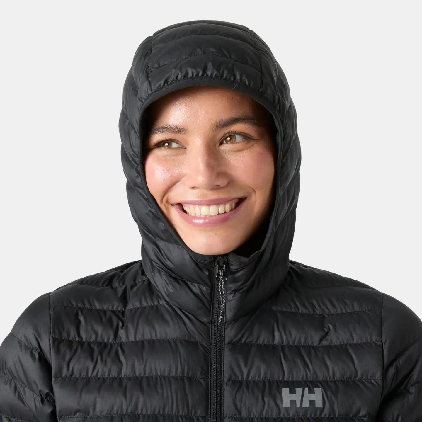 Helly Hansen naisten pitkä kevytvanutakki Sirdal Long Hooded Insulator 63503 - Black - 5
