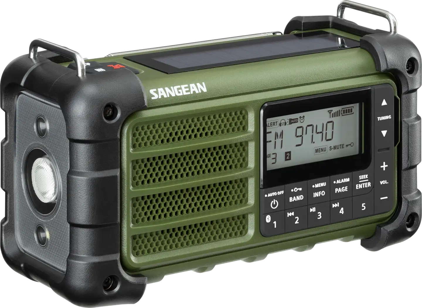 Sangean MMR-99 ladattava AM/FM-radio bluetooth yhteydellä, Forest-green - 2