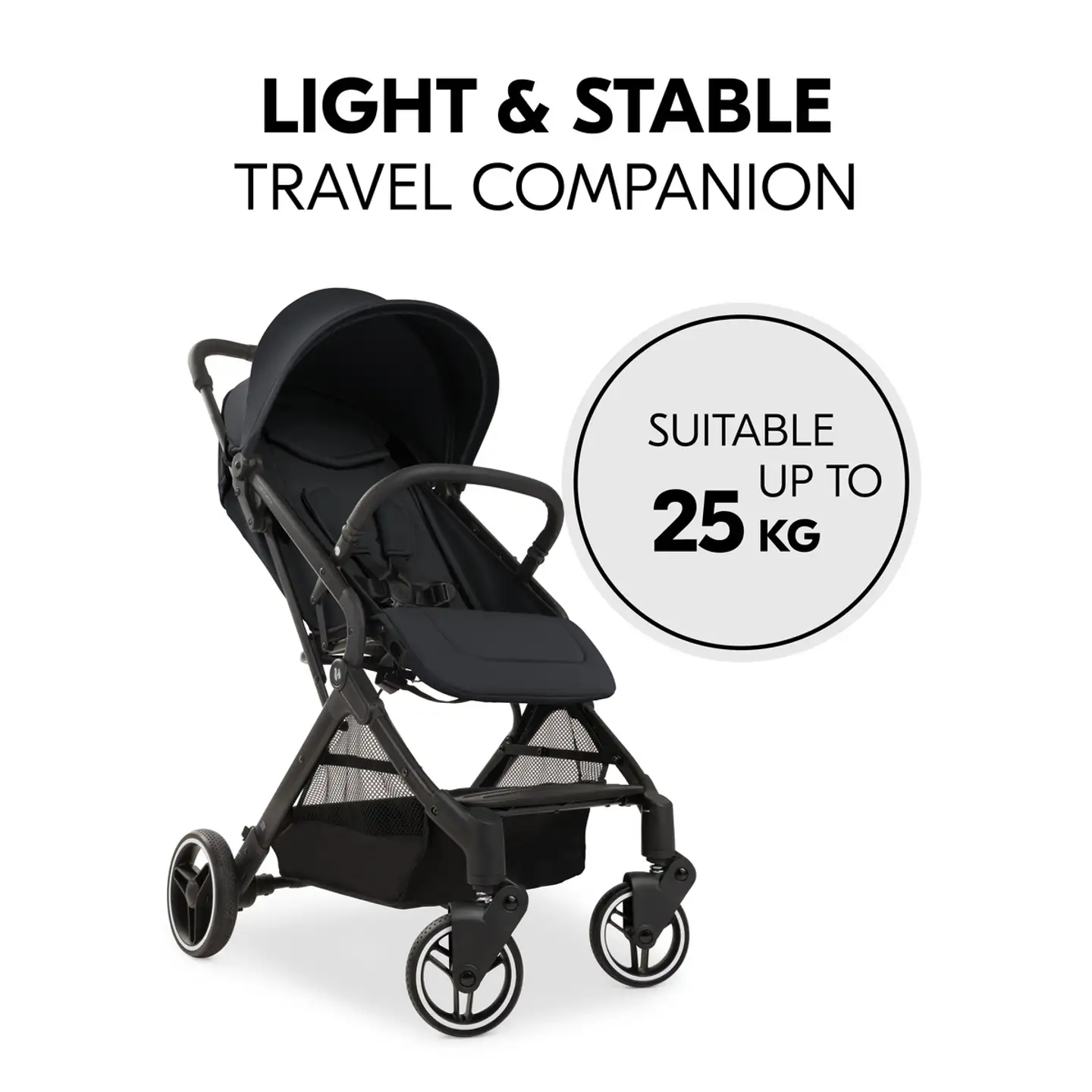 Hauck rattaat Travel N Care Plus musta - 23