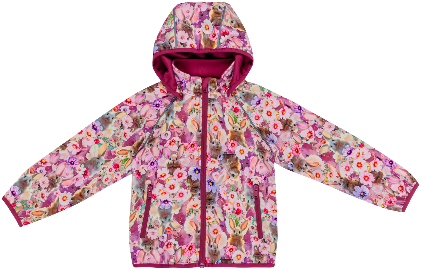 Ciraf lasten softshell-takki 252C07252D - Bunnies aop - 1