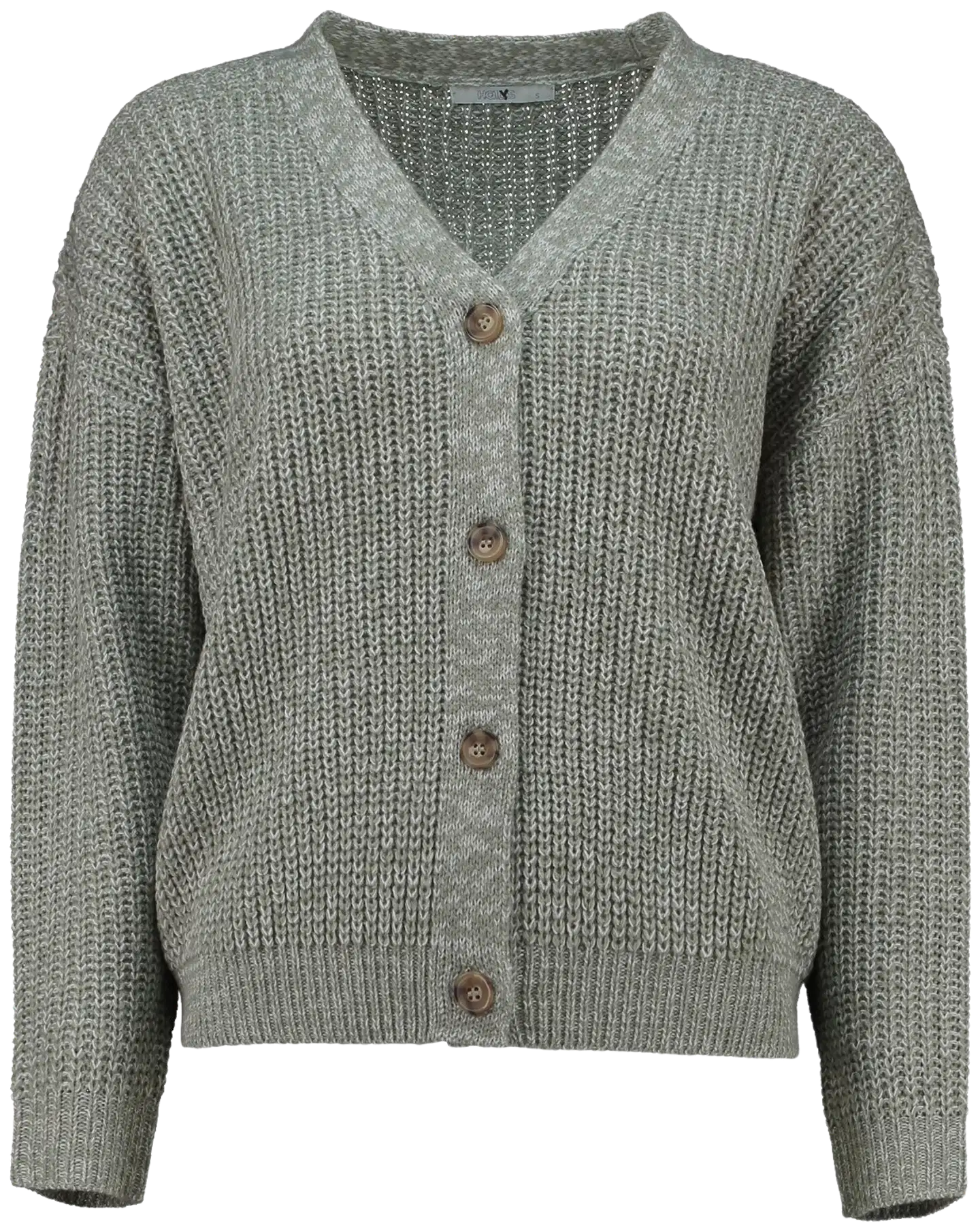 Hailys naisten neuletakki Pi44pa - khaki marl - 1