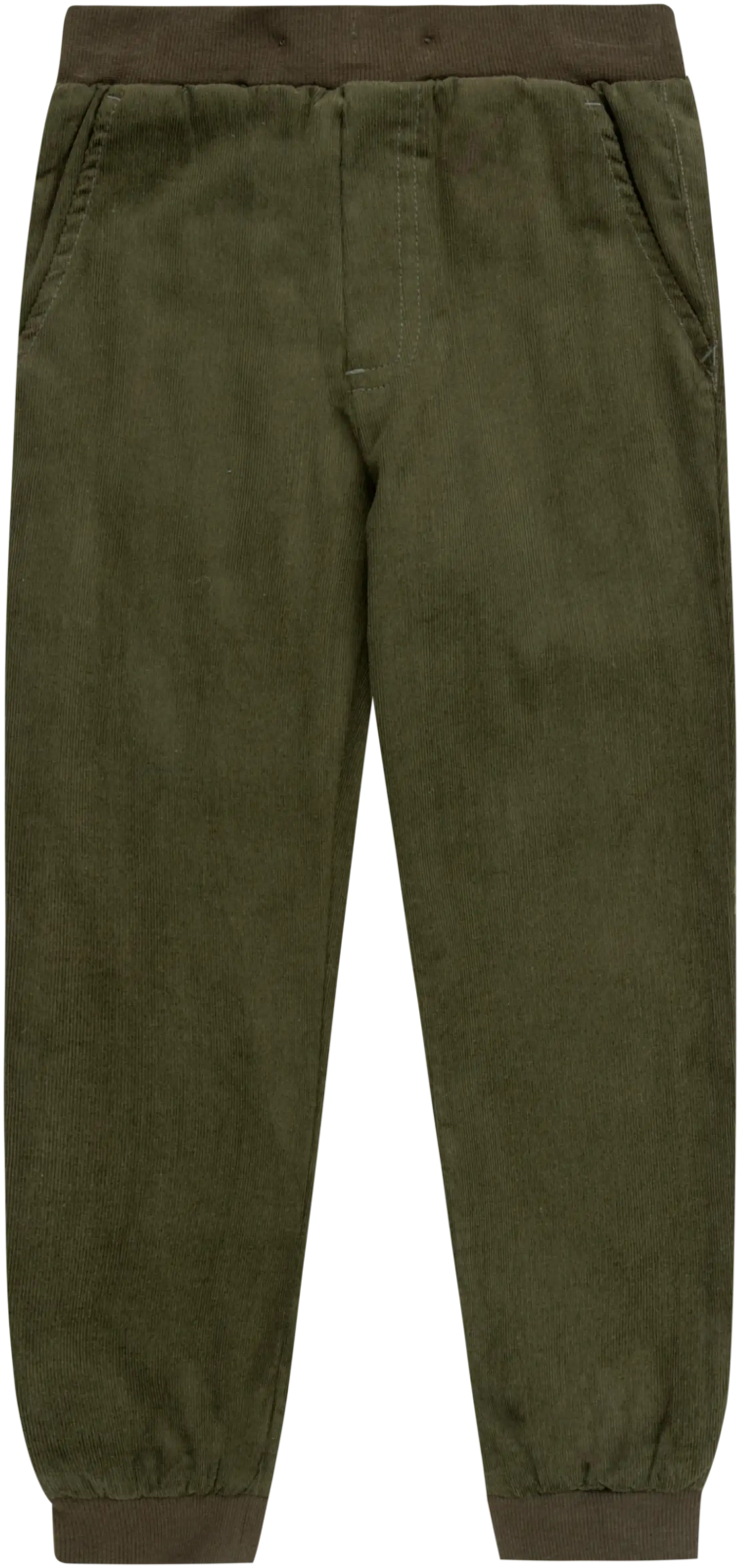 Ciraf lasten vakosamettihousut 25PC253306 - dark green - 1