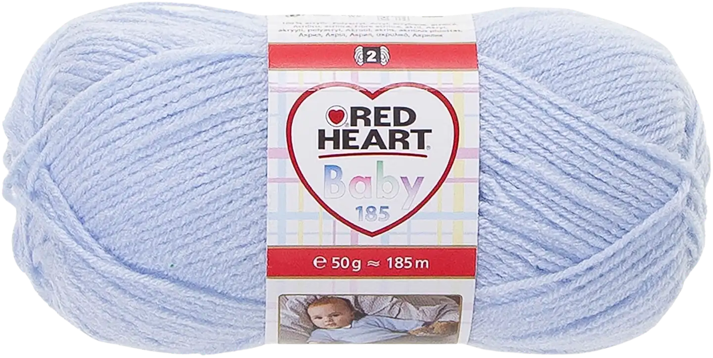 Red Heart Baby neulelanka 50g sininen