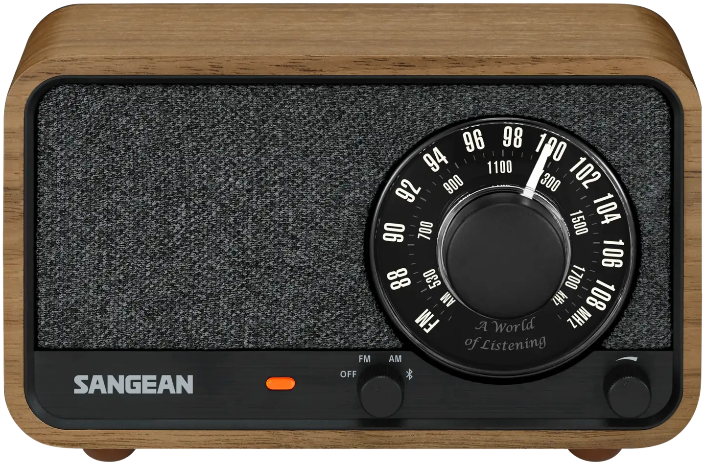 Sangean WR-8 Bluetooth pöytäradio, pähkinä - 2
