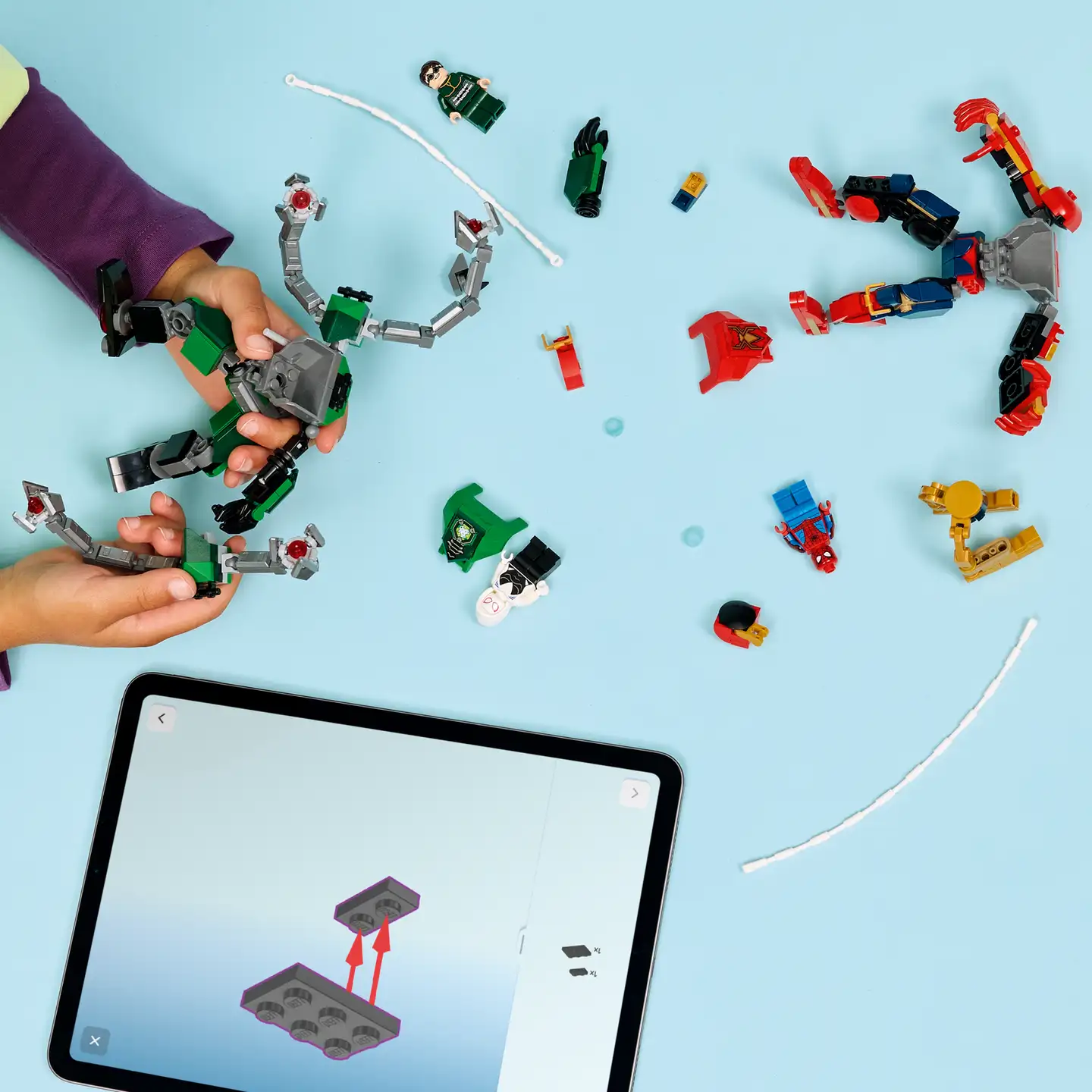 LEGO® Super Heroes Marvel 76338 Robottien taistelu: Spider-Man vastaan Tohtori Mustekala - 8