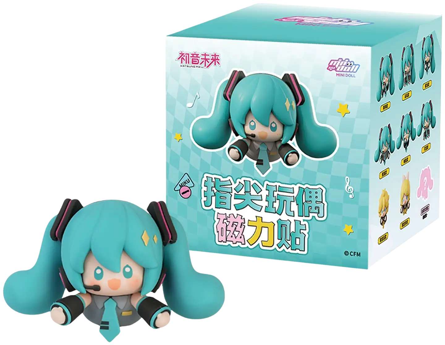 MINI DOLL keräilyhahmo Hatsune Mike Fingertip Figurine - 1