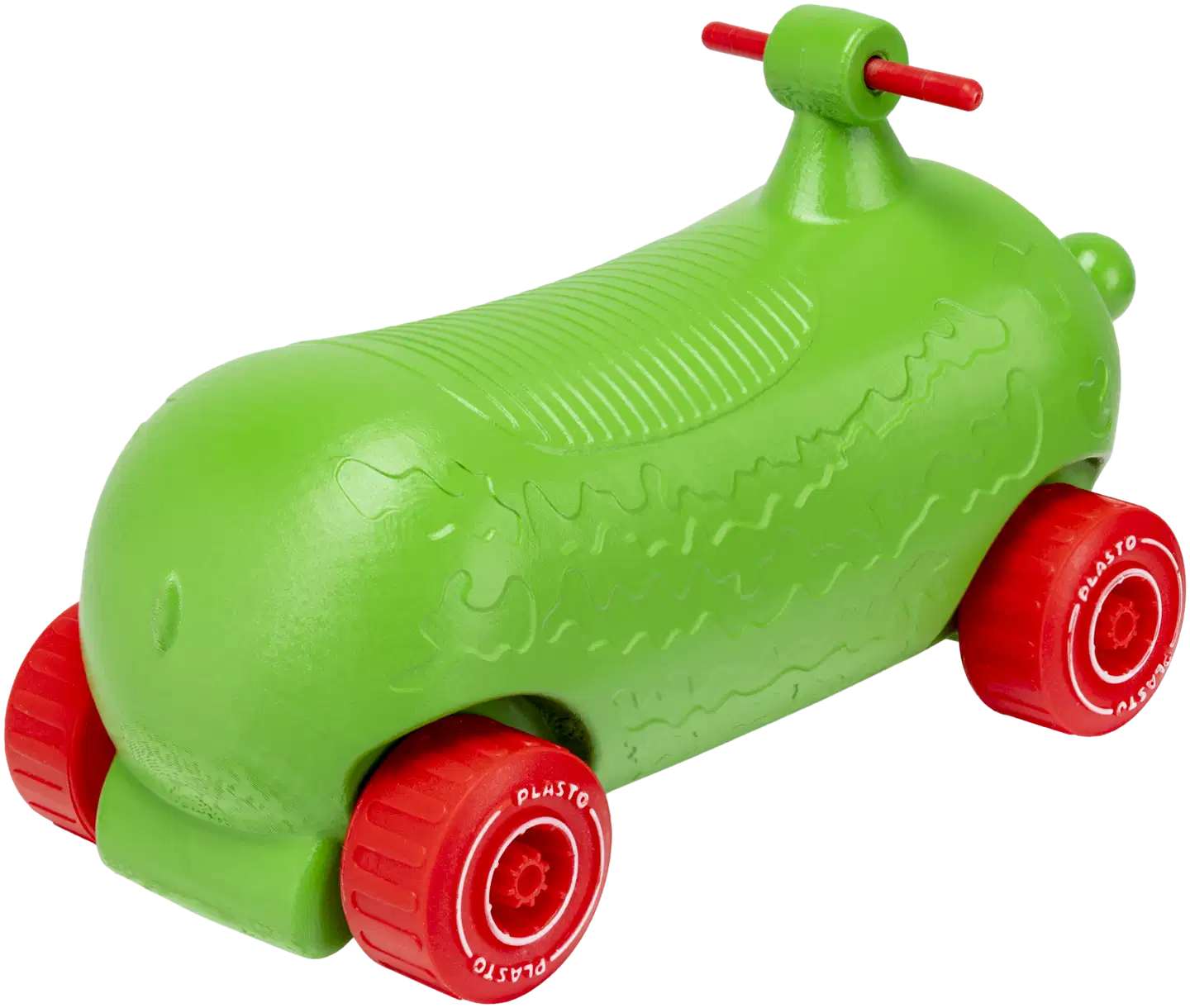 Plasto kuueläin kurkkumaasta vihreä 19 cm - 6