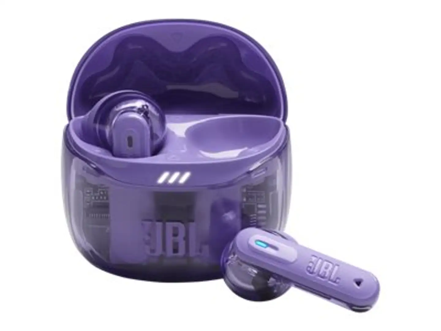 JBL Bluetooth vastamelunappikuulokkeet Tune Flex 2 läpinäkyvä violetti - 8