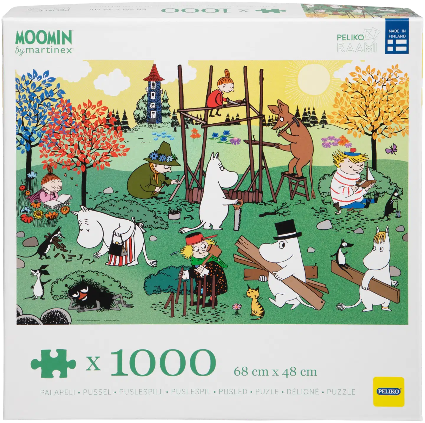 Peliko Muumi palapeli 1000 palaa uutterat - 2