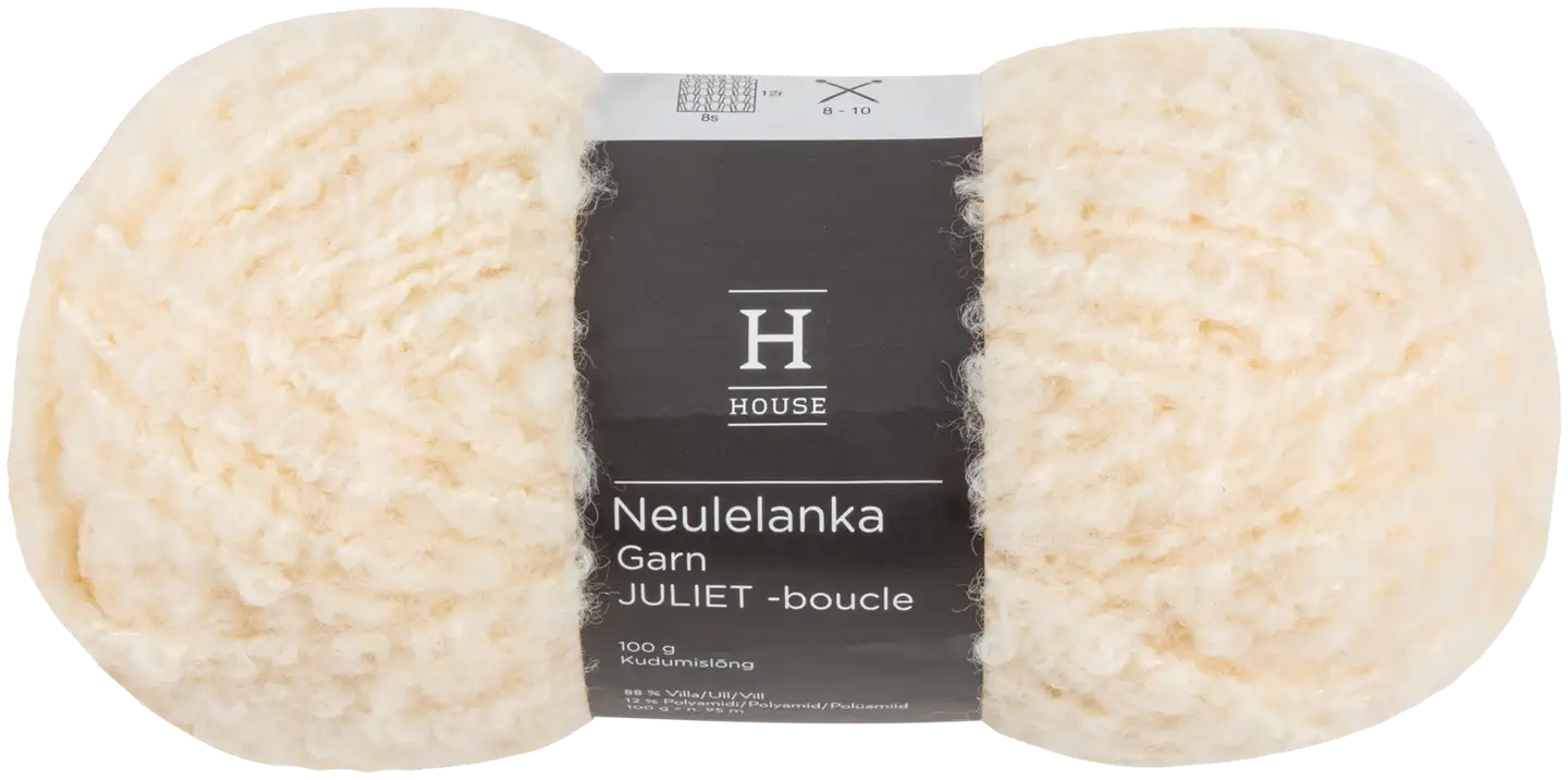 House neulelanka boucle Juliet 100 g Vanilla 2378