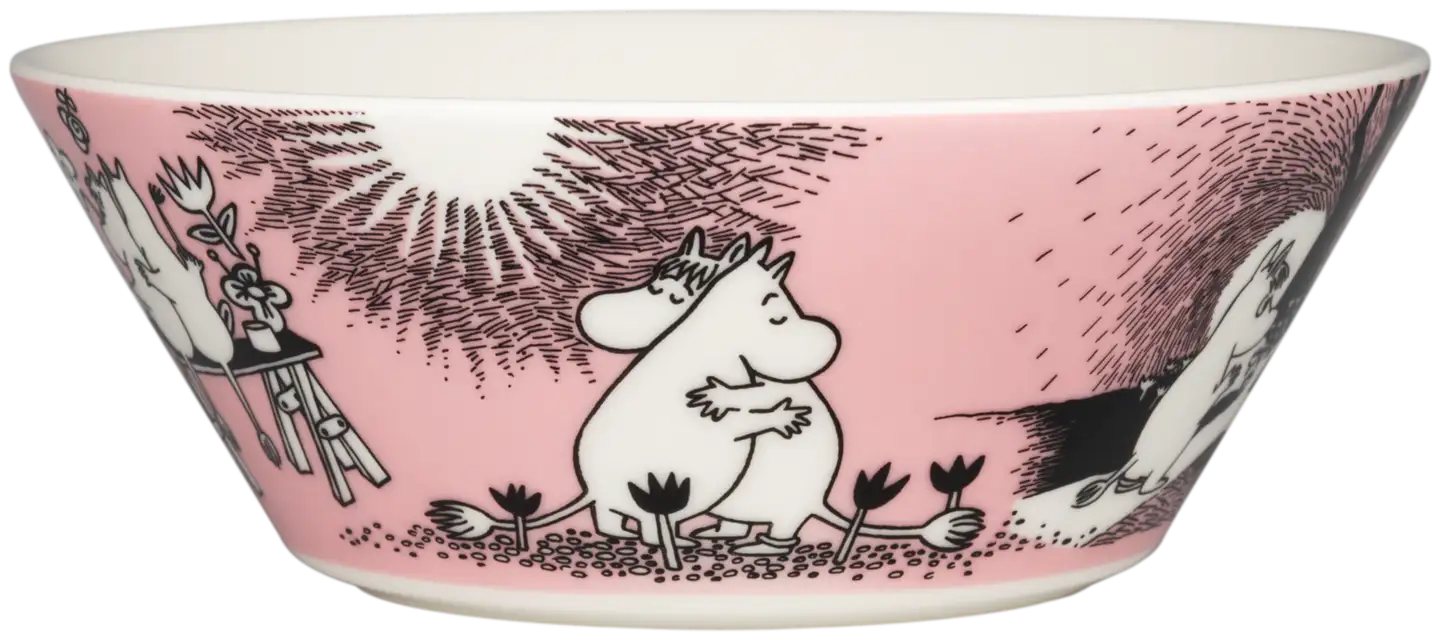 Moomin Arabia Muumi kulho 15cm Sydänystävät - 1