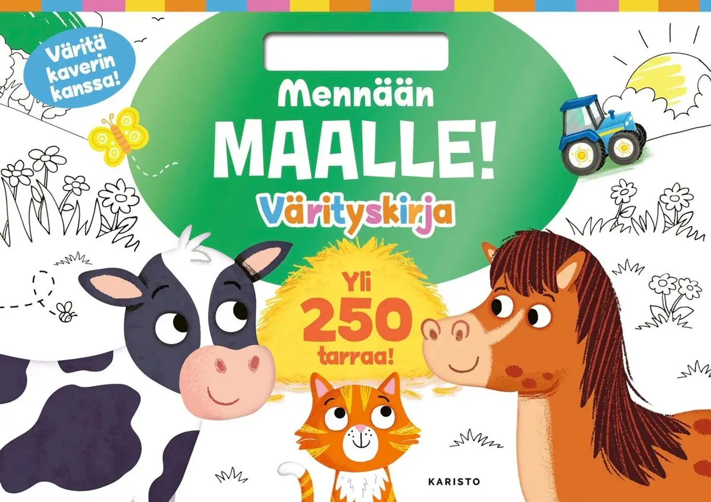 Mennään maalle! Värityskirja - Väritä kaverin kanssa!