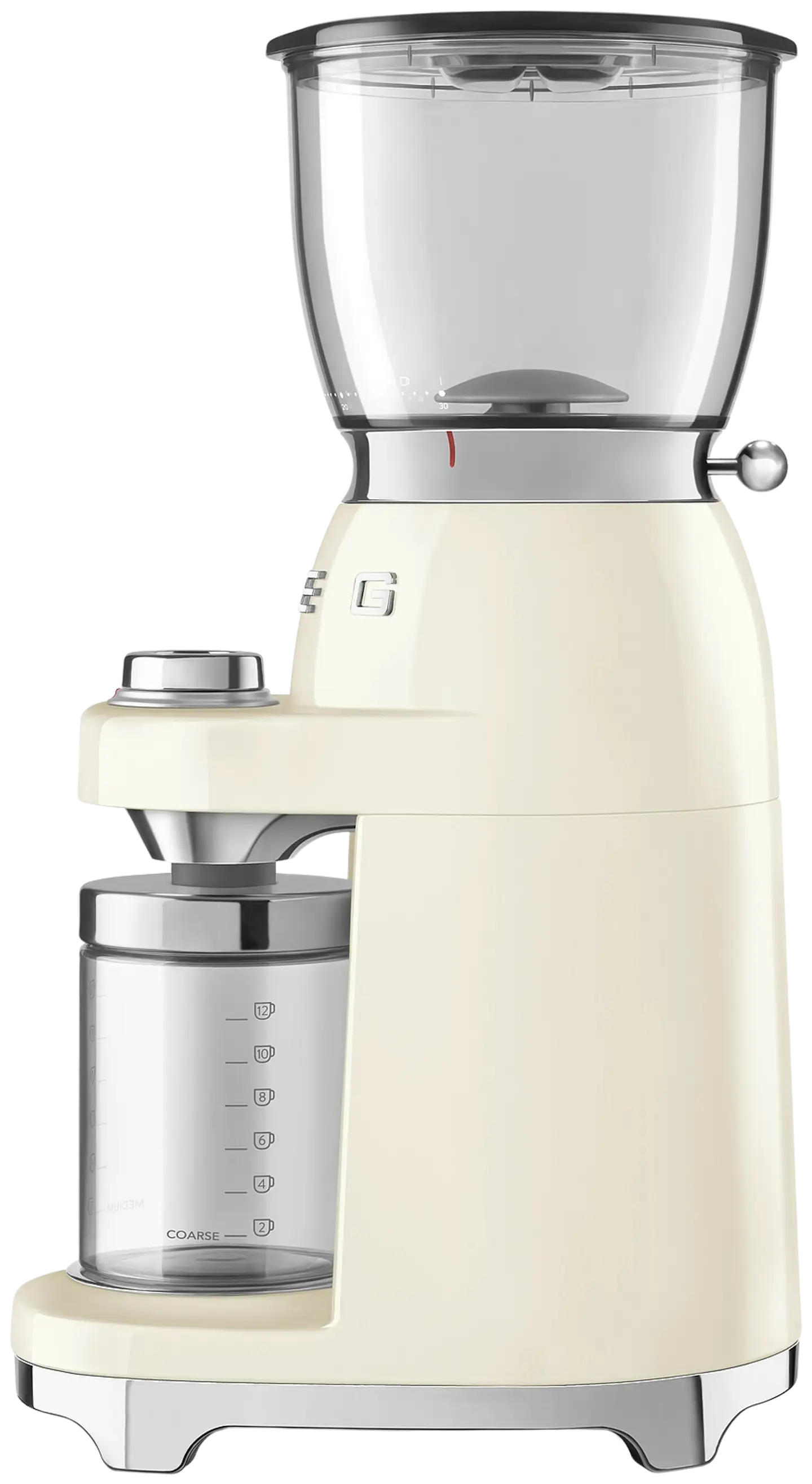 Smeg kahvimylly CGF11CREU, kermanvalkoinen - 2