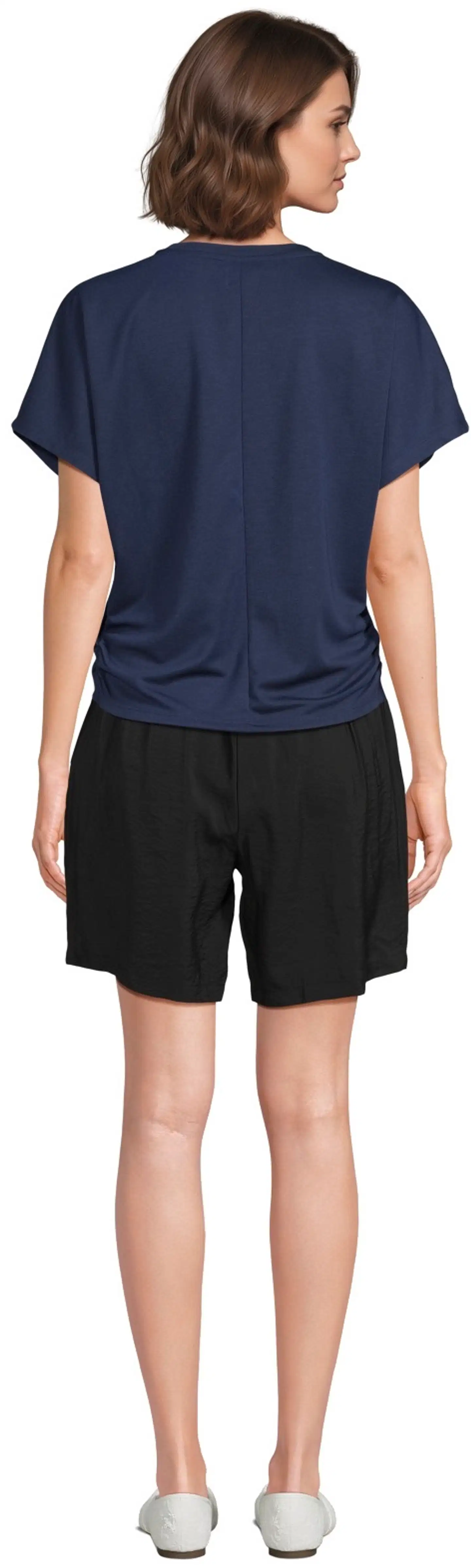 WKLY. naisten lyhythihainen trikoopusero 213W282601 - Navy - 3
