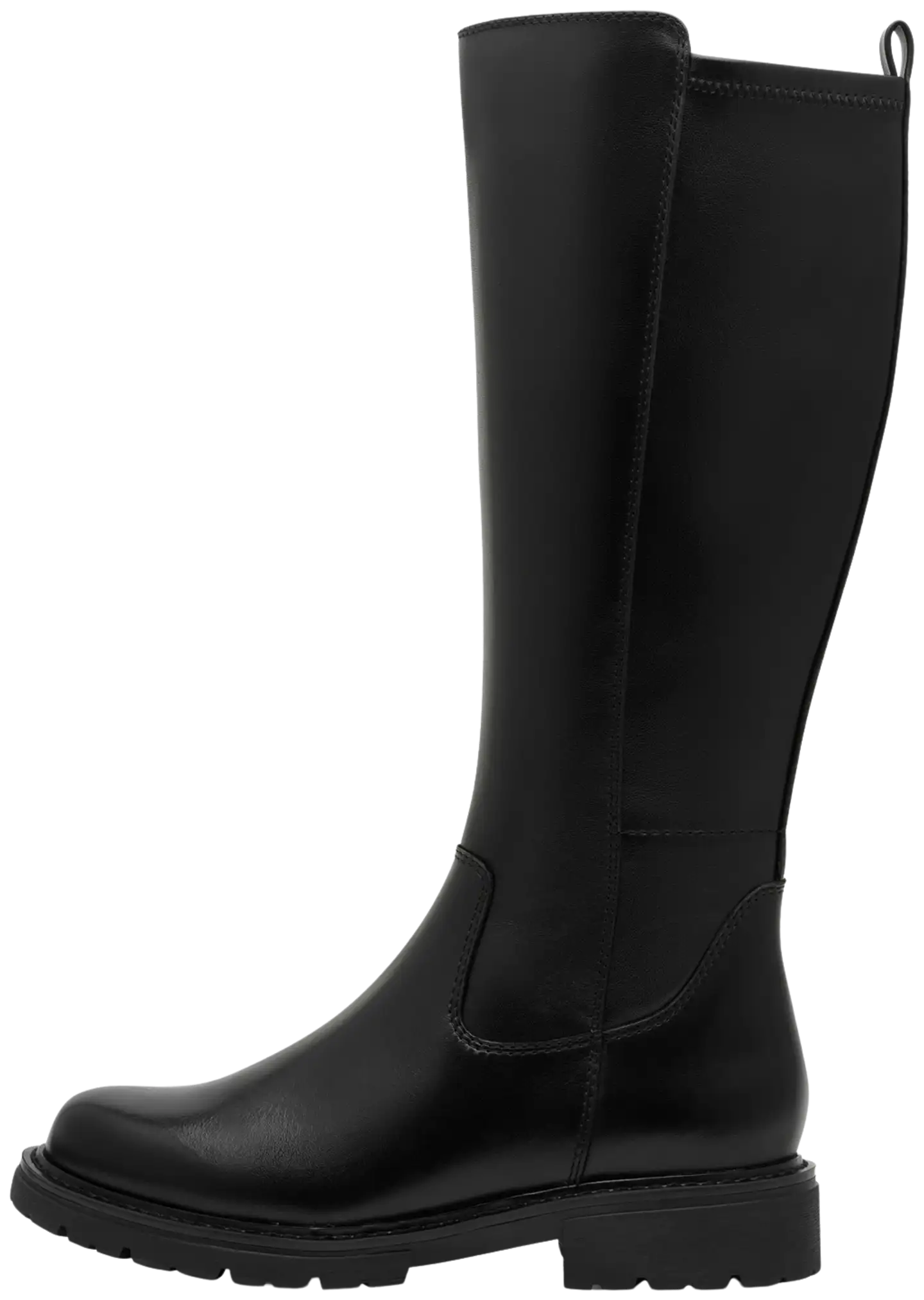 Jana shoes naisten nahkasaapas 25702 - BLACK - 3