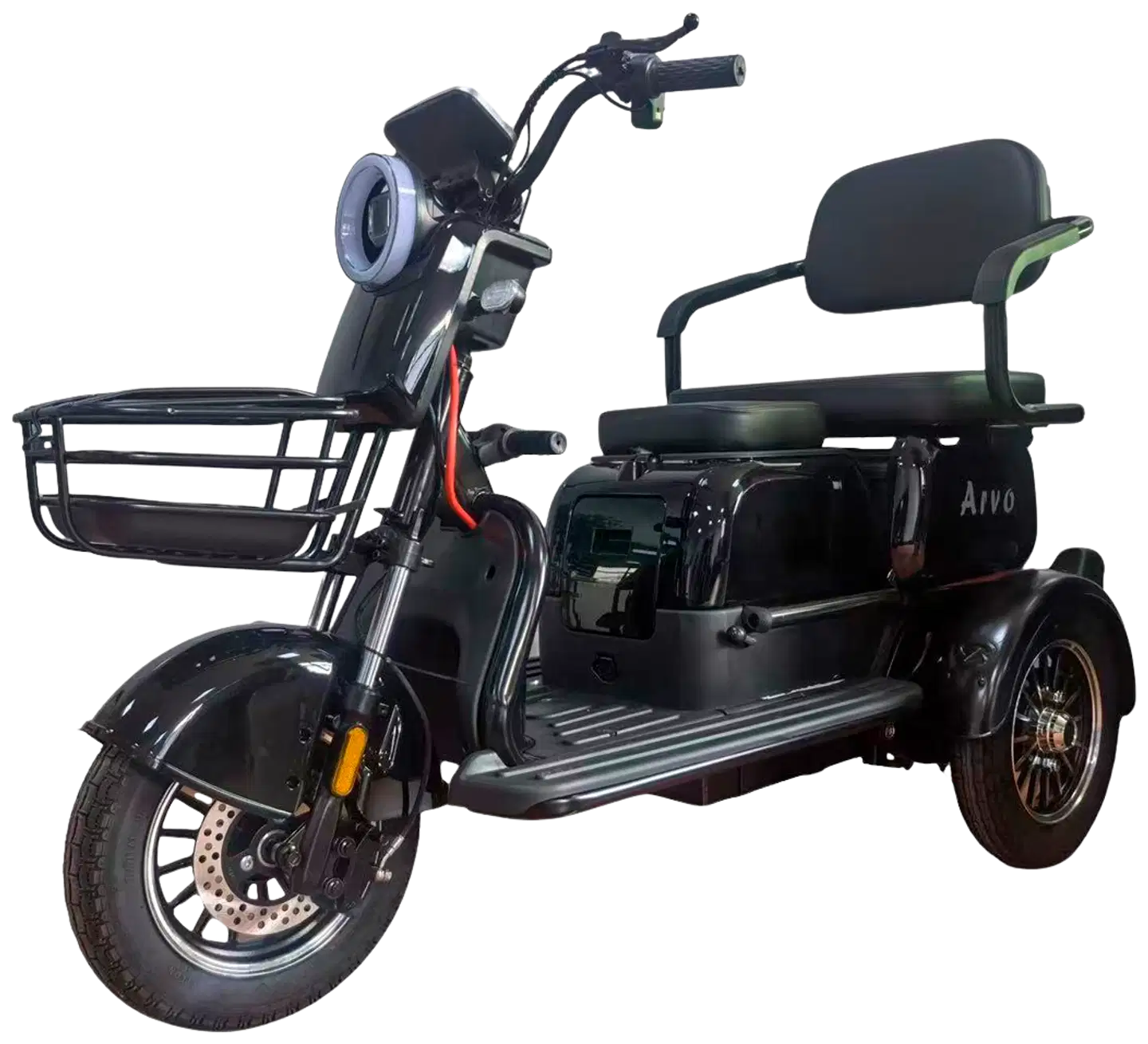 Arvo senioriskootteri p250 musta - 1