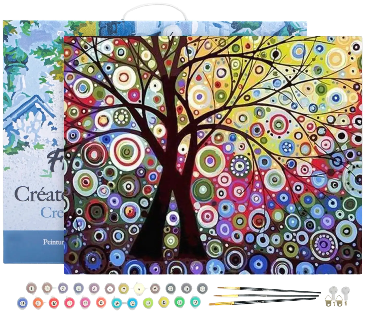 Numeromaalaus FiguredArt  40x50cm  kehyksellä Effect Tree