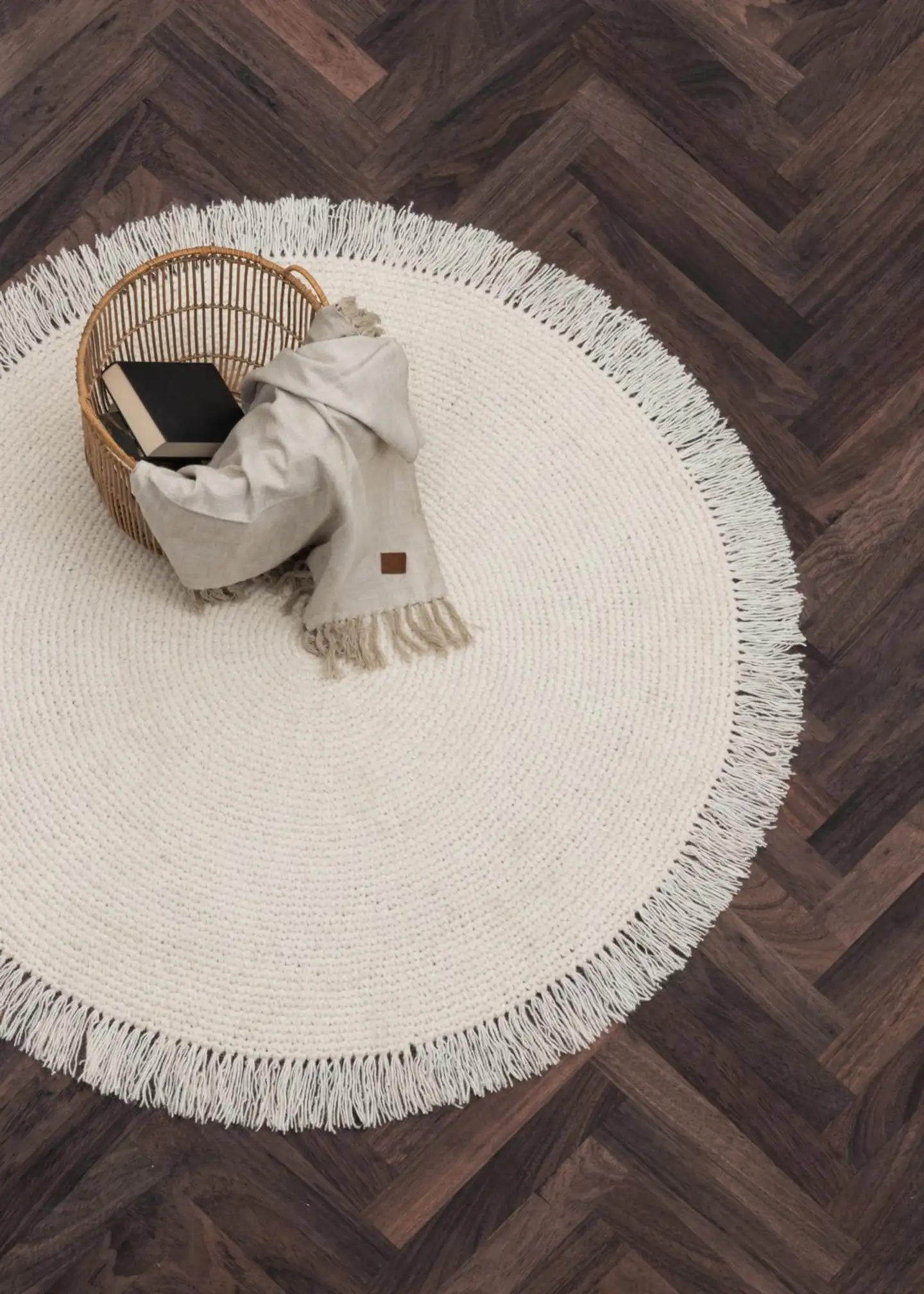 Fanni K Matto Laavu 160 cm luonnonvalkoinen - 4