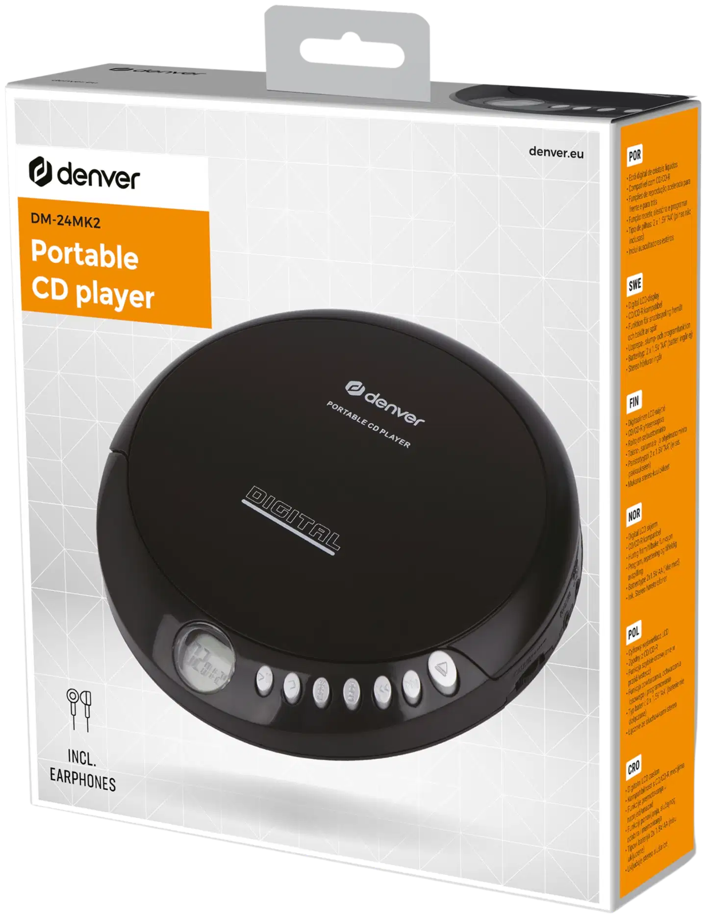 Denver kannettava CD-soitin DM-24MK2 - 7