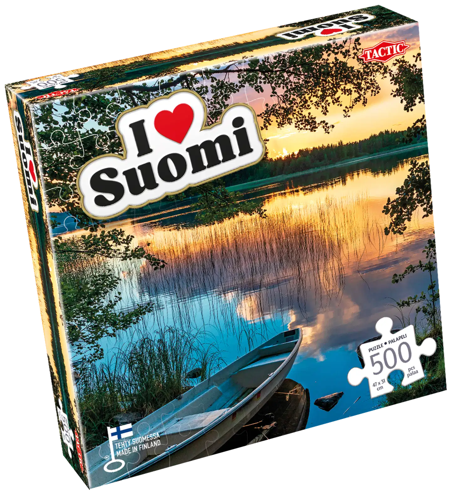 Tactic Palapeli I love Suomi One of the Thousand Lakes 500 palaa - 1