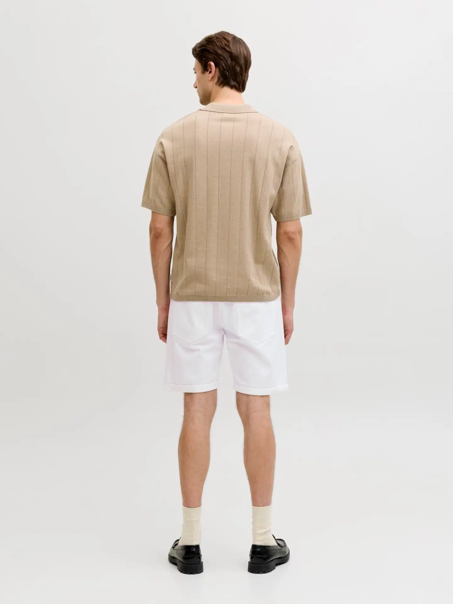 JJ REBEL miesten shortsit Jrebricky - WHITE - 4