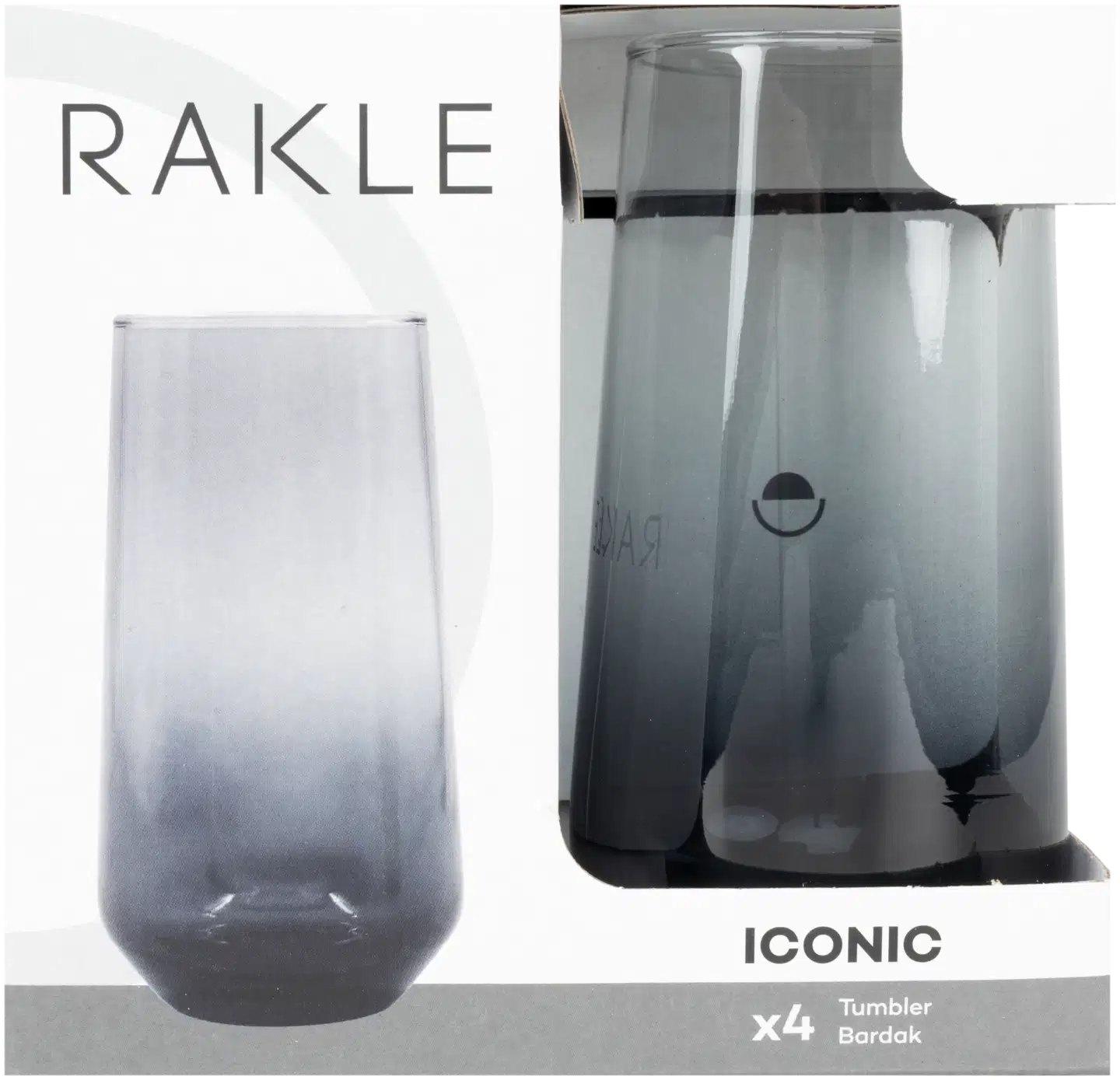 Rakle juomalasi Iconic 47 cl 4 kpl - 3