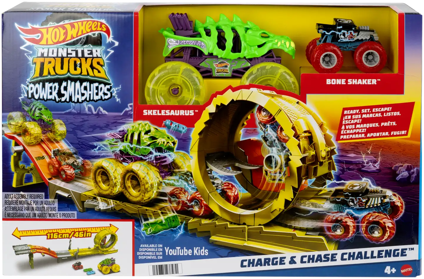 Hot Wheels Monster Trucks Power Smashers -rata - 4