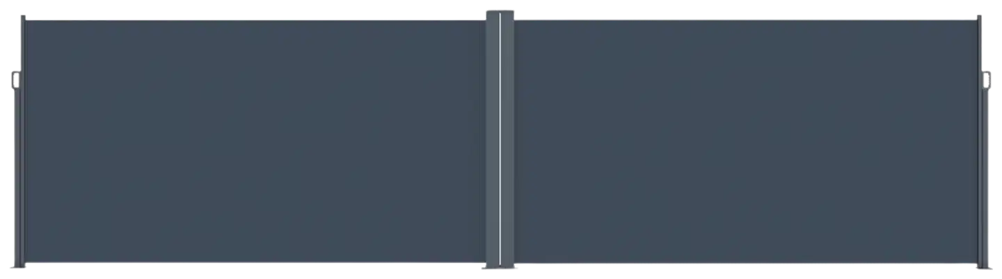 Lykke sivumarkiisi 1,6x3 m(x2) kaksipuolinen, tummanharmaa - 1