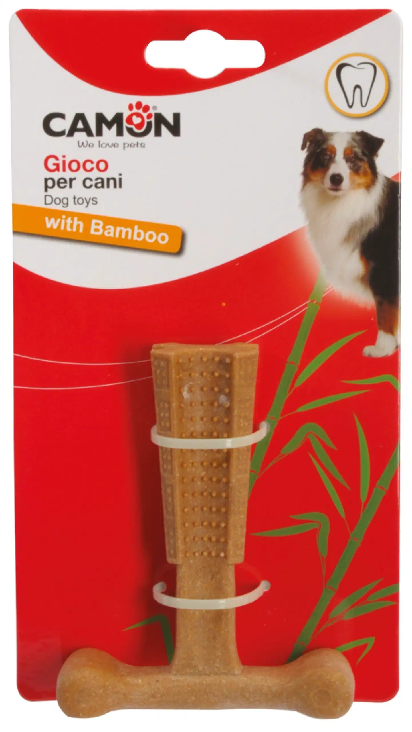 Camon koiran lelu bambuluu 18cm