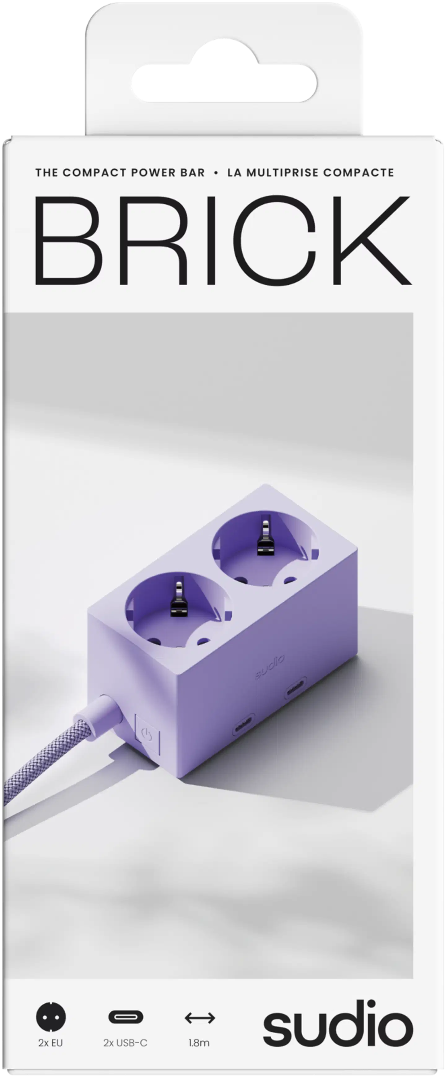 Sudio brick virta-asema, violetti - 3