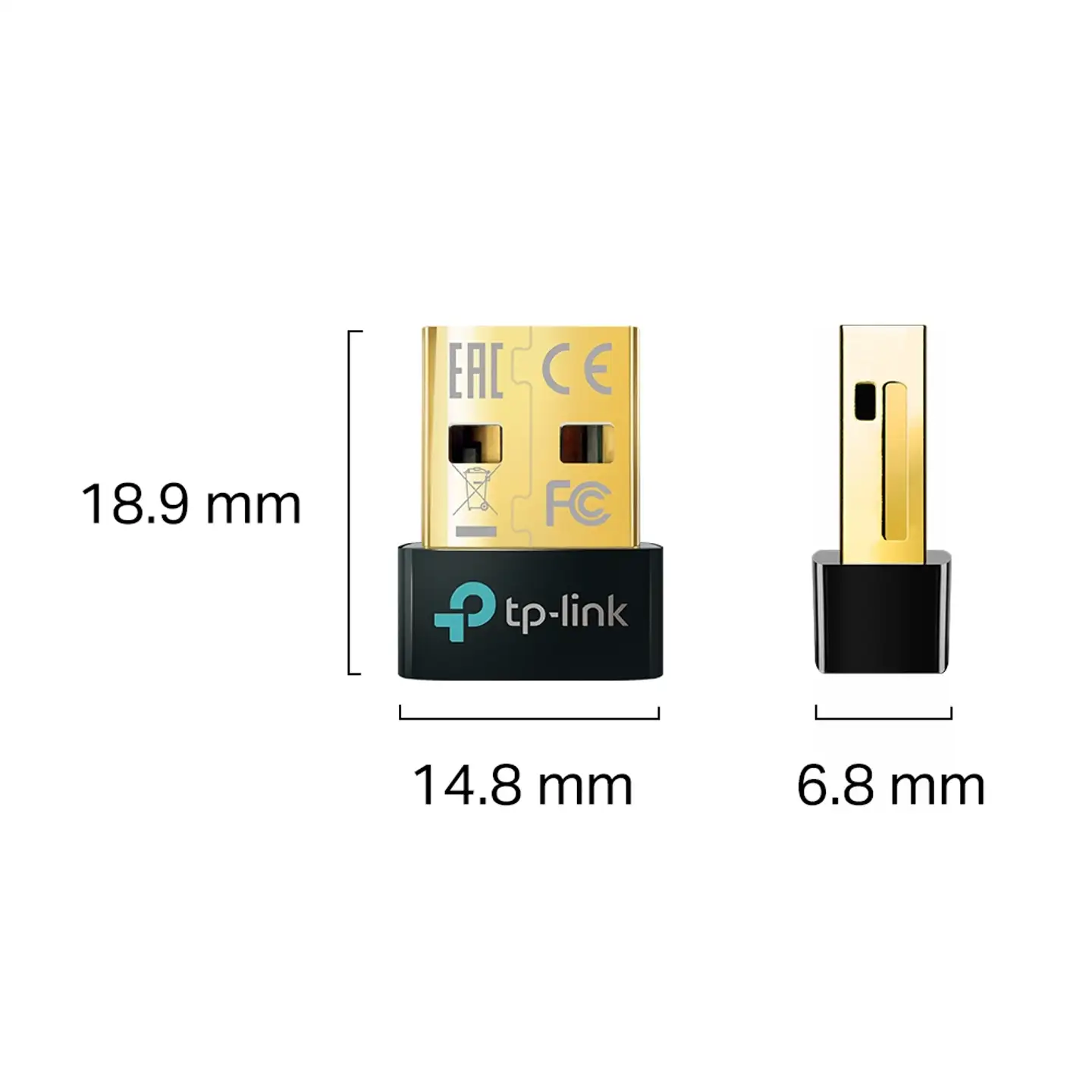 Tp-link ub500 nano bluetooth 5.4 usb adapteri - 3