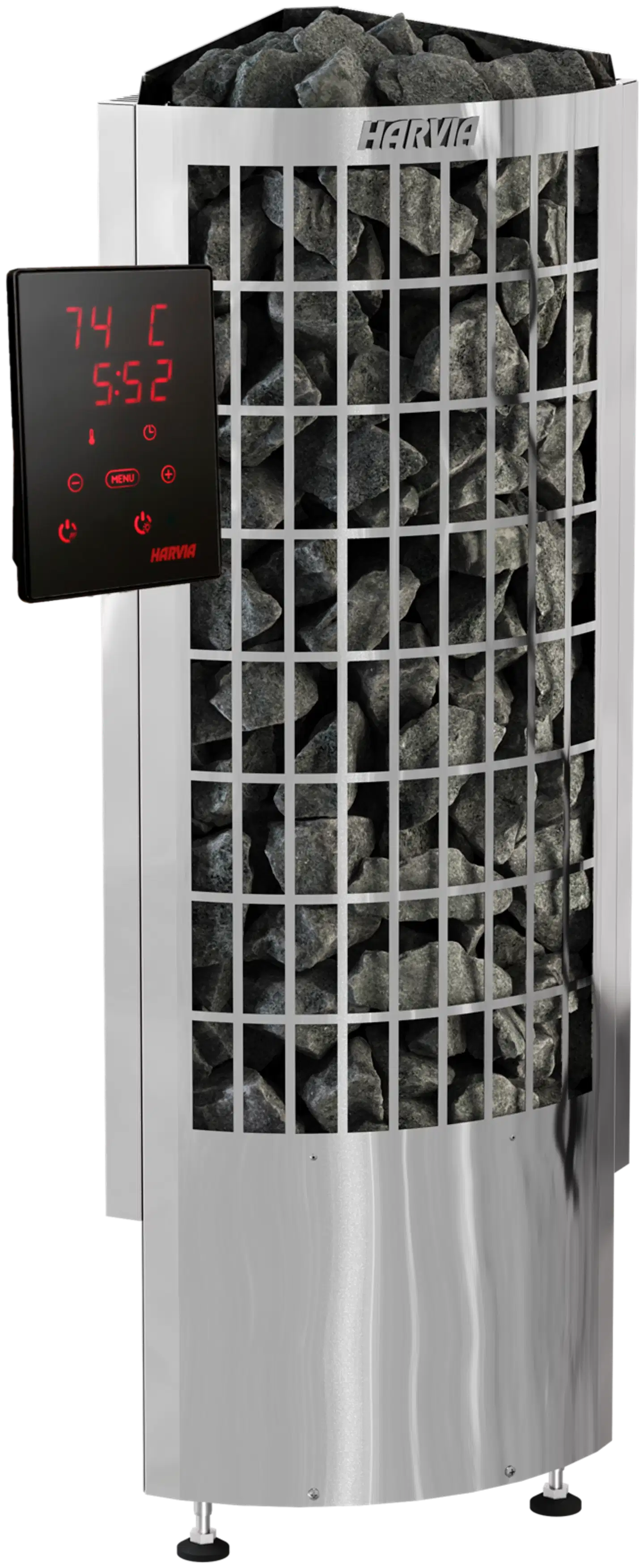 Sähkökiuas Harvia Cilindro Corner PCC90XE 9,0 kW Steel - 1