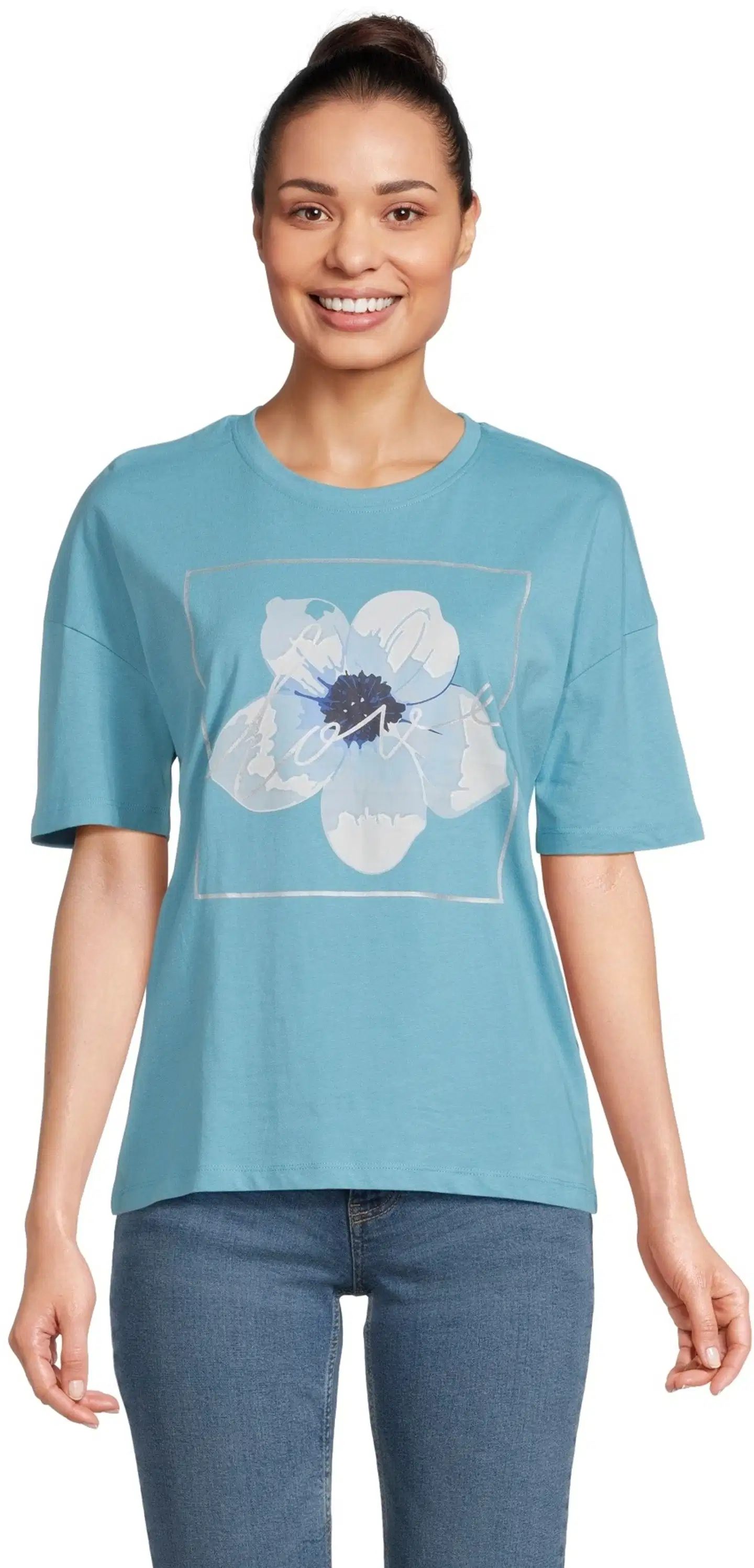 House naisten t-paita 213H261405 - milky blue - 1