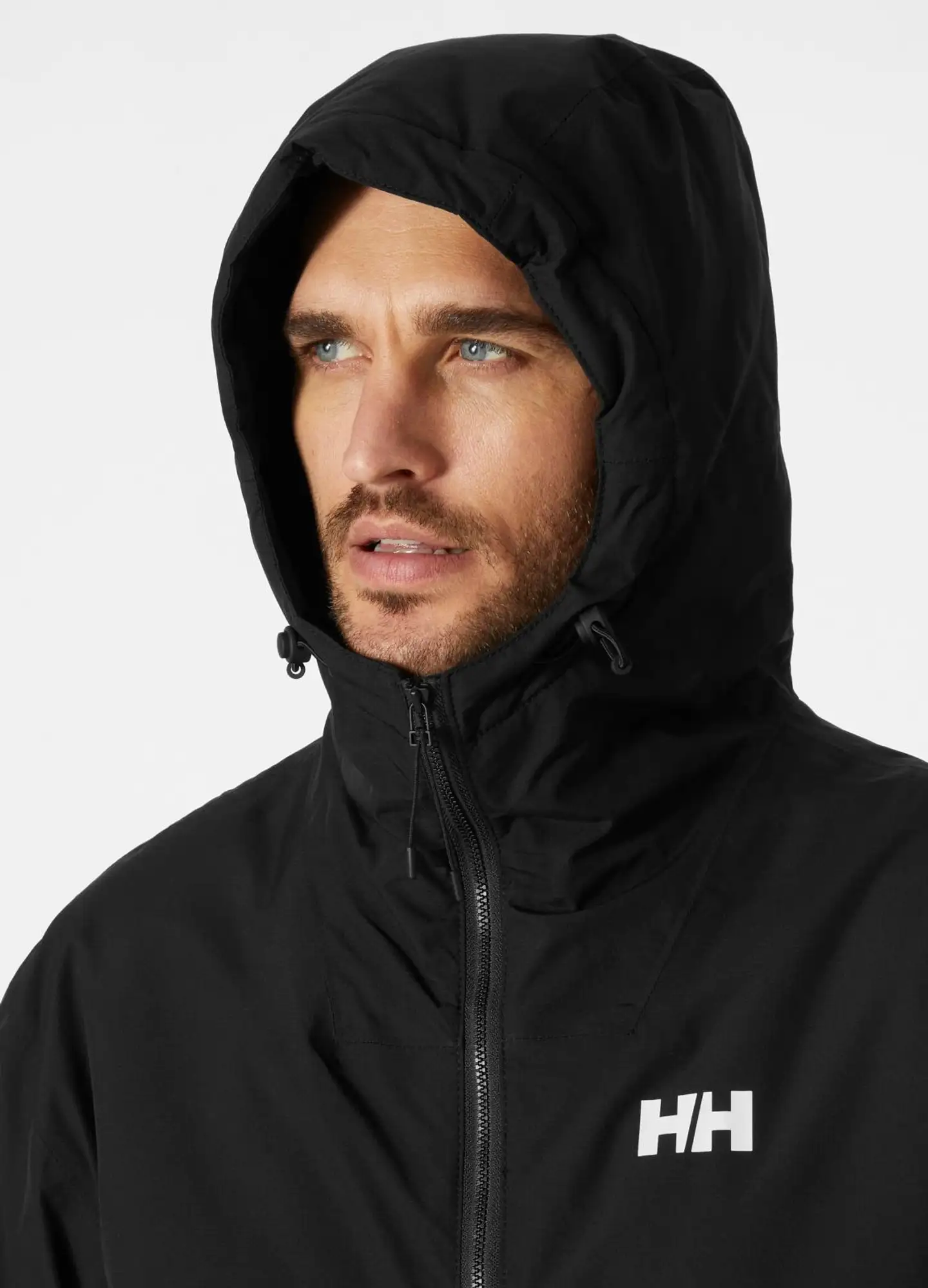 Helly Hansen miesten kevytvanutakki Ervik Ins Rain 53983 - BLACK - 5