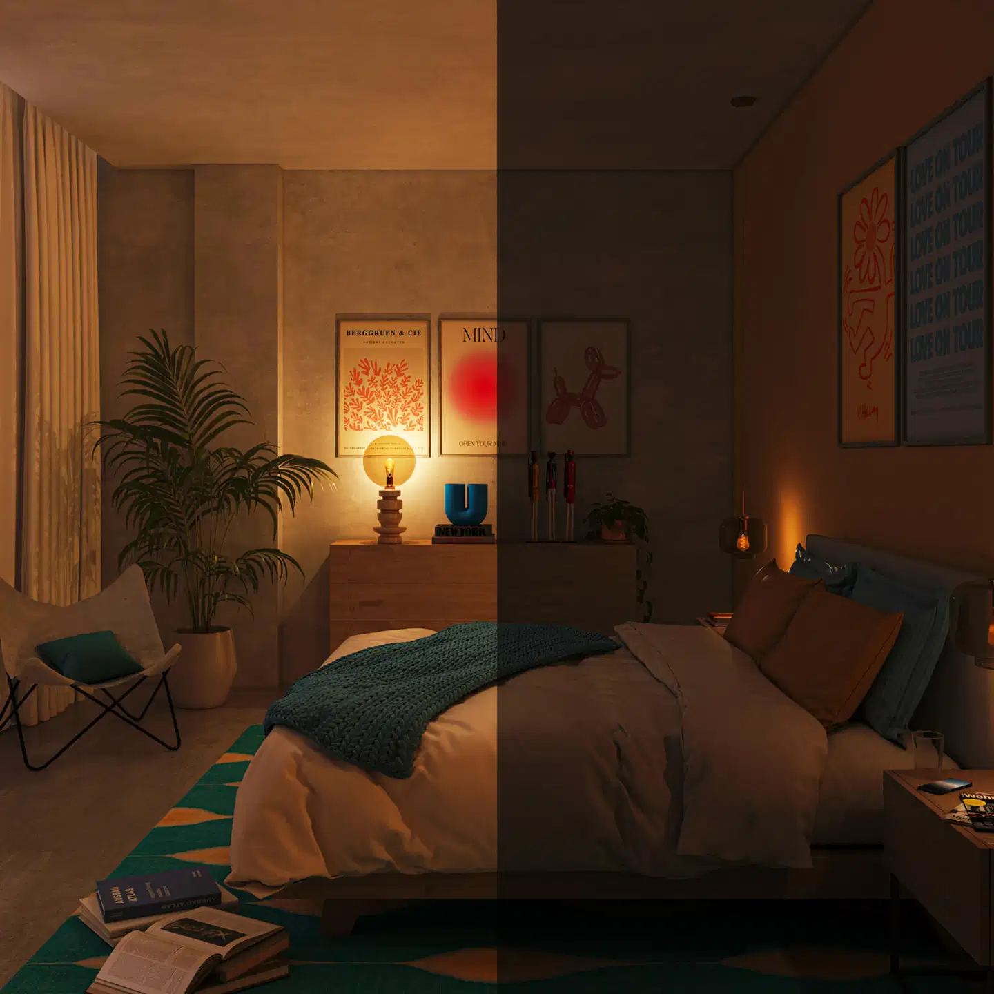 Philips Smart Lighting LED-filamenttilamppu 6W A60 E27 2200-6500K 470lm RGB kirkas - 9