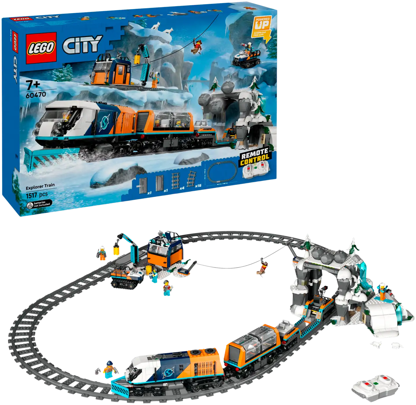 LEGO® City Trains 60470 Arktisten tutkimusretkeilijöiden pikajuna - 1