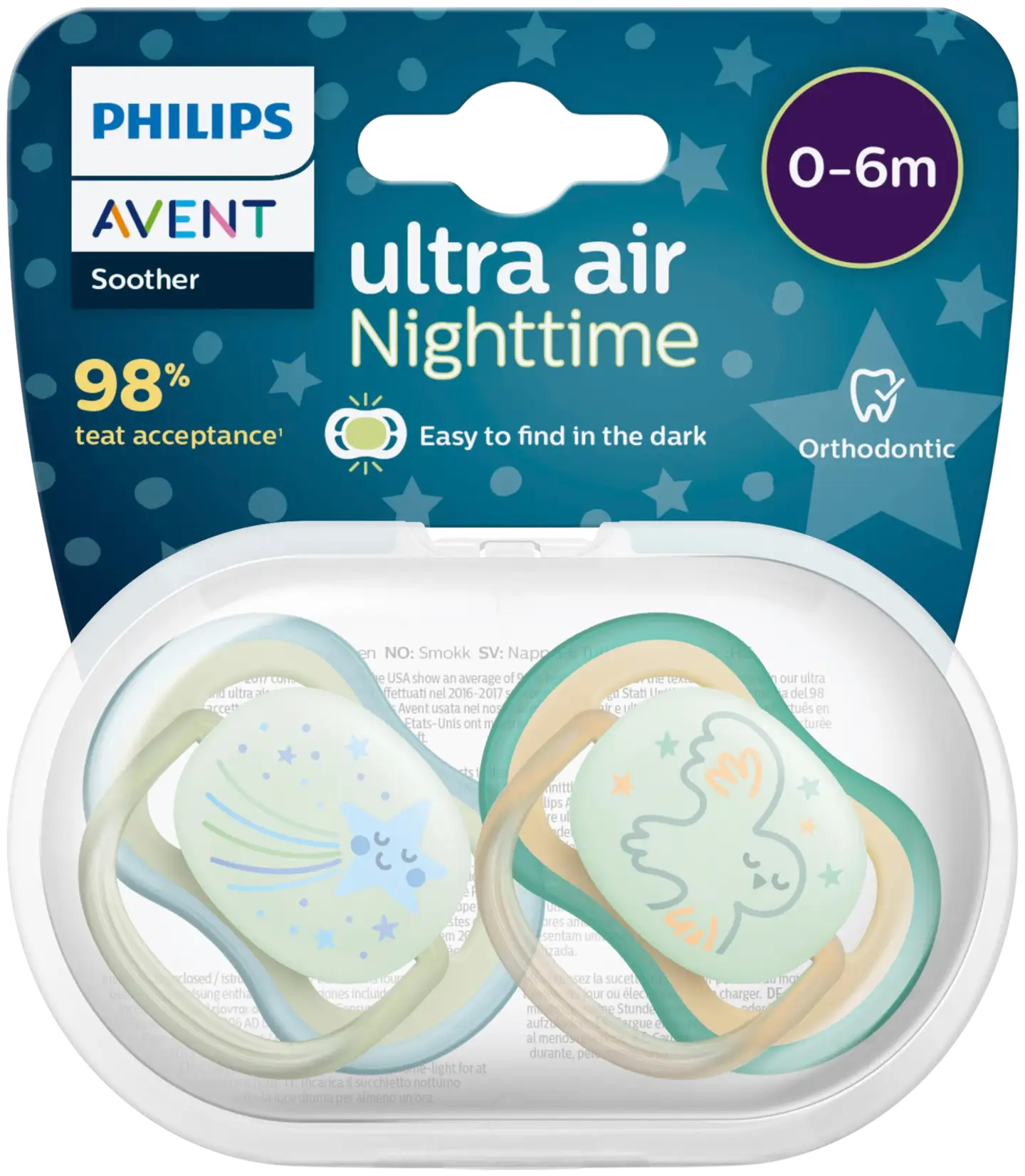 Philips Avent Ultra Air Night tutti 0-6kk, 2 kpl - 3