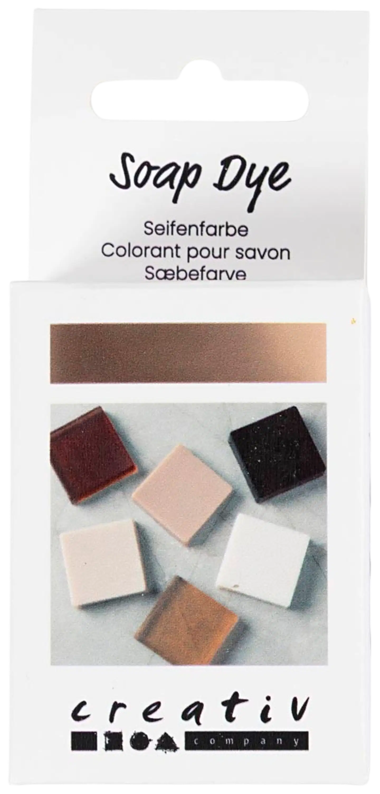 Creativ Company saippuaväri, puuteri, ruskea, 10 ml - 2