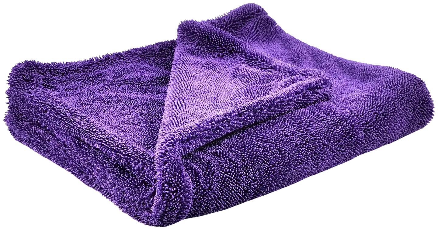 Maxshine 1200GSM Duo Twisted mikrokuitukuivausliina 50×60 cm – kaksipuolinen, erittäin imukykyinen, naarmuttamaton, täydellinen auton kuivaamiseen ilman raitoja - 1