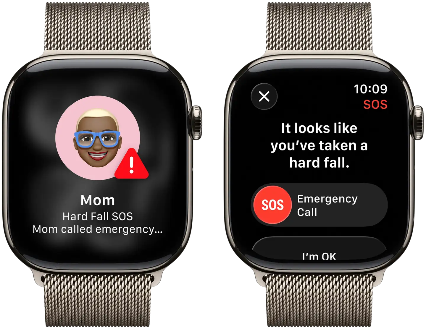 Apple Watch Series 11 GPS + Cellular 42mm luonnontitaani kotelo, lounnontitaani Milanese ranneke - MF8P4QN/A - 6
