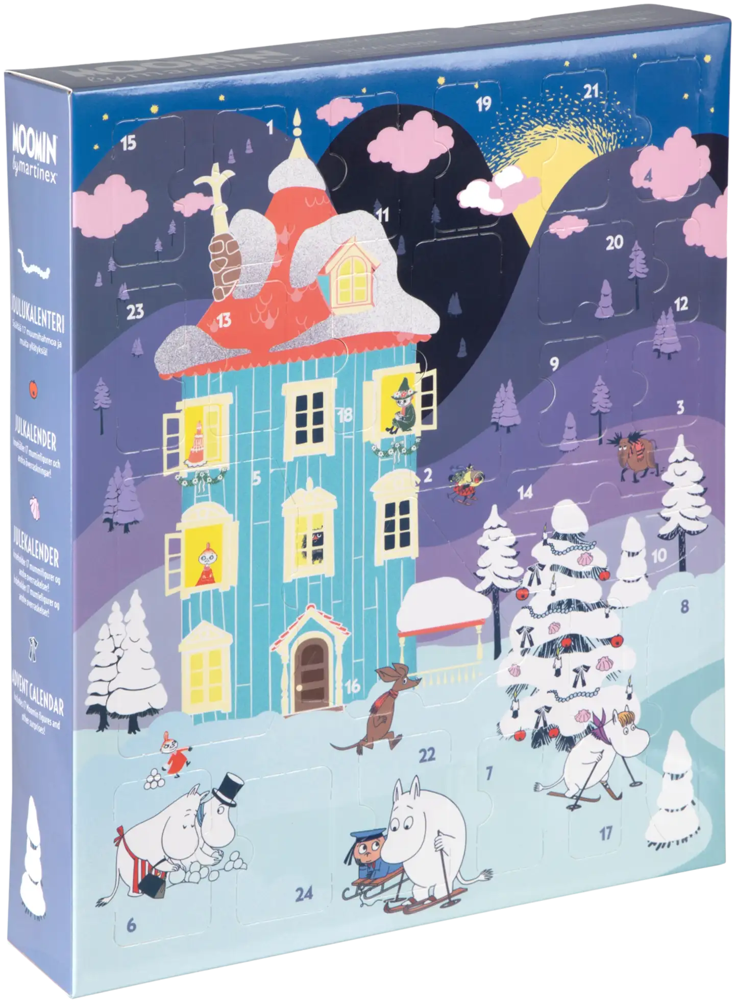 Martinex Muumi lelujoulukalenteri 2025 - 1