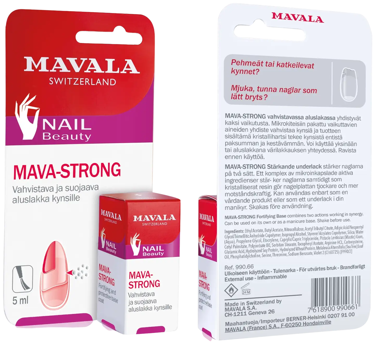 Mavala Mava-Strong vahvistava ja suojaava aluslakka, 5 ml