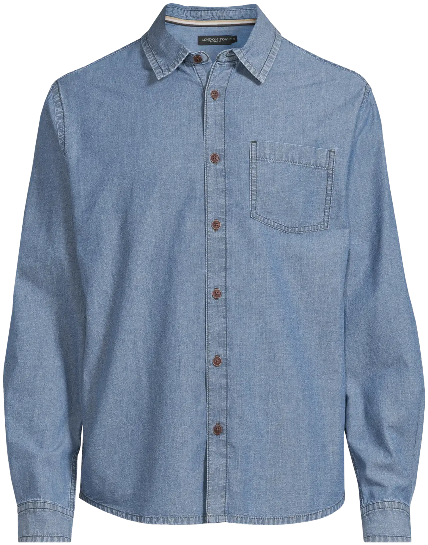 London Fog miesten farkkupaita chambray 194L03268 - Light Blue denim - 2