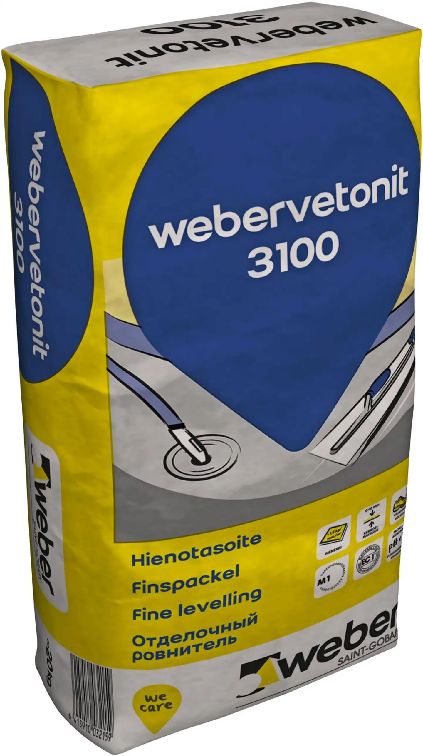 Weber vetonit 3100 Hienotasoite 20 kg