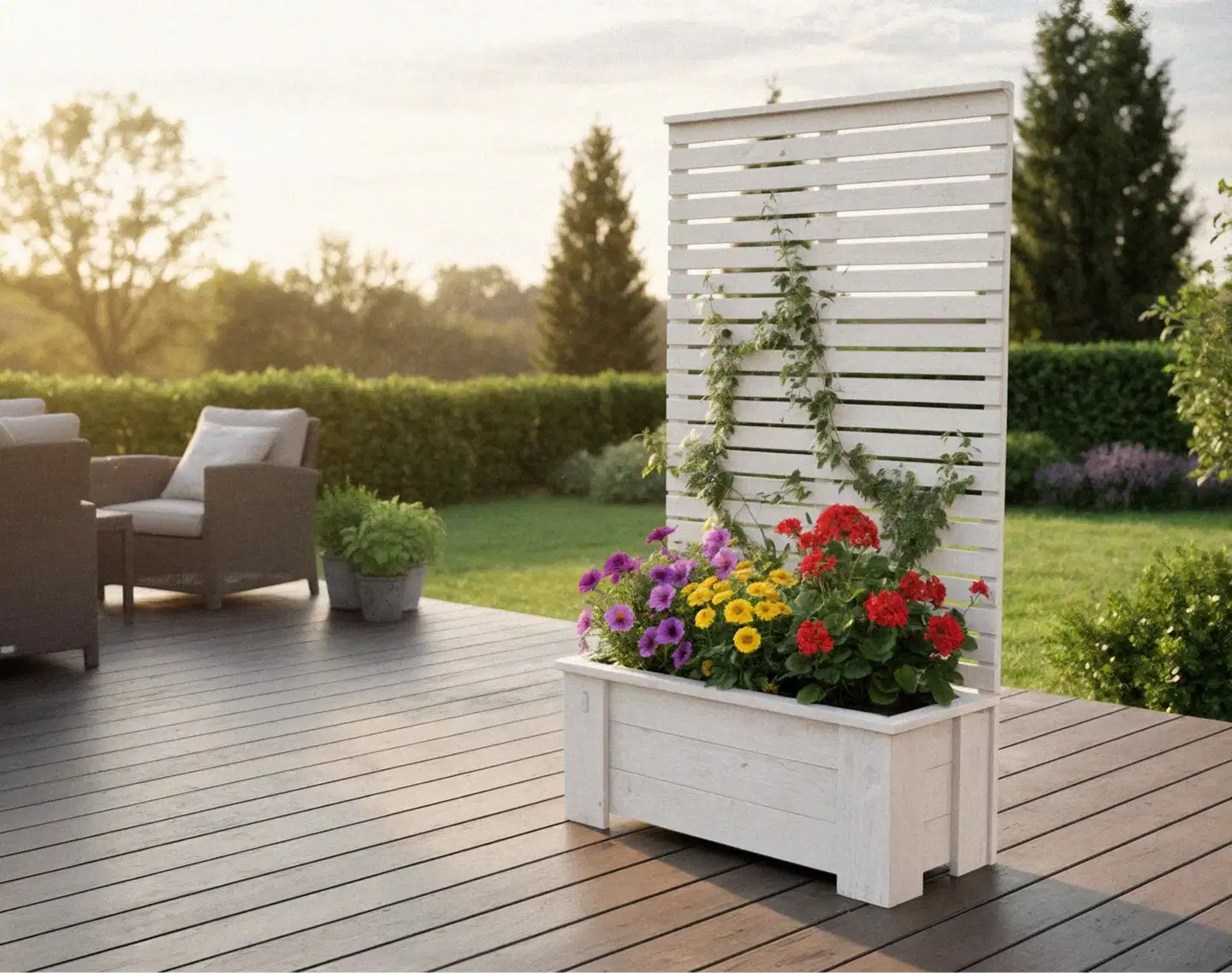 Seinäkelaatikko, valkoinen, 147x80x33 cm - 4