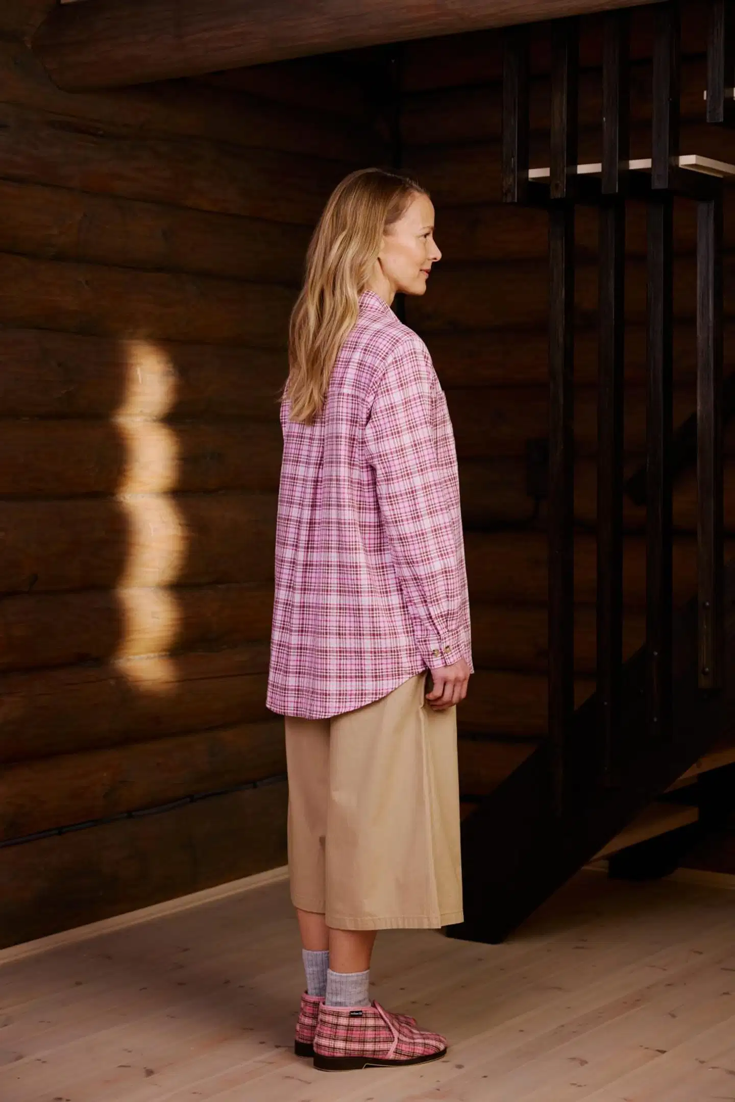 Reino&Aino naisten kauluspaita Aino - Check - 4