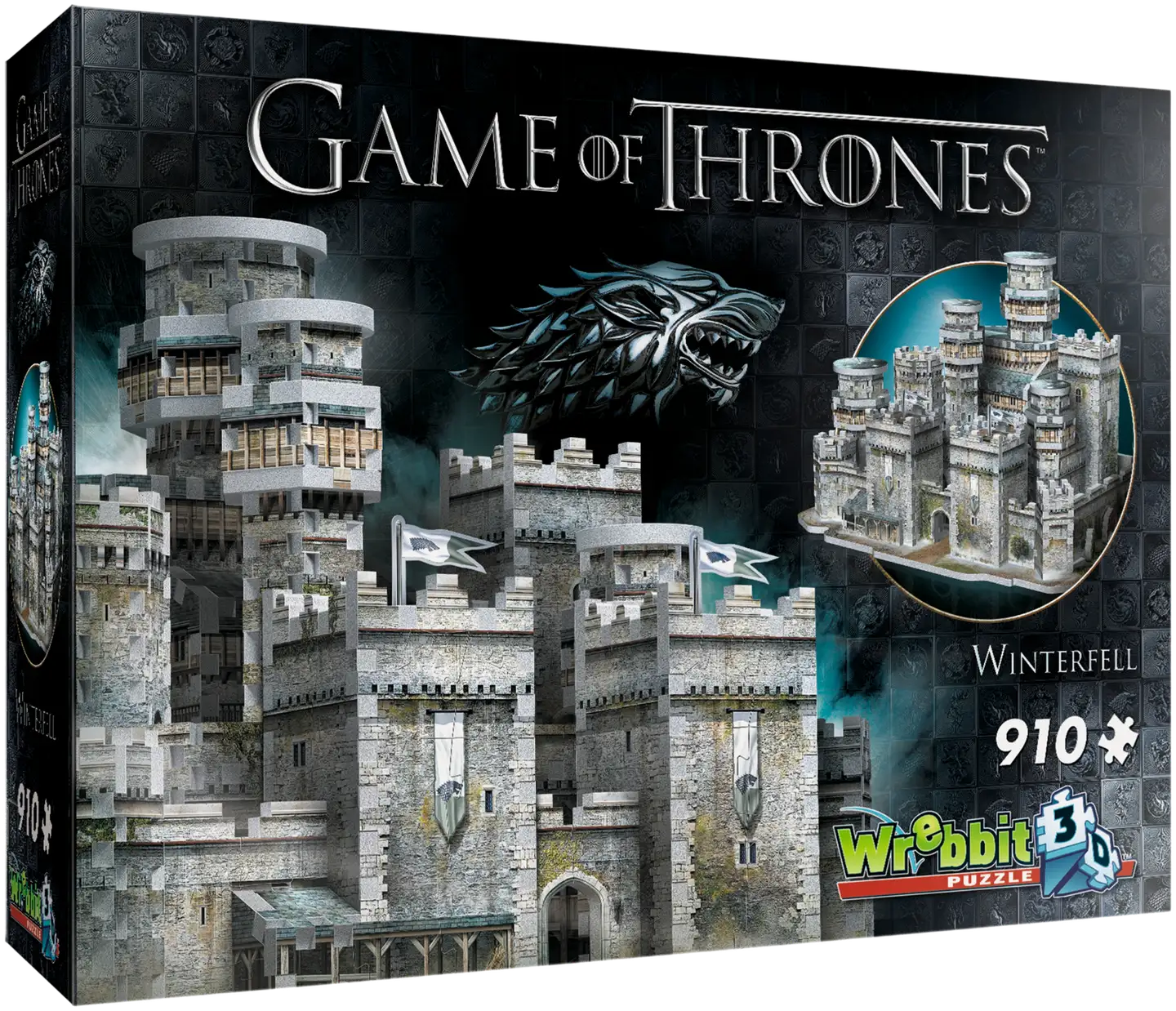 Wrebbit Game of Thrones Winterfell 3D-palapeli - 1