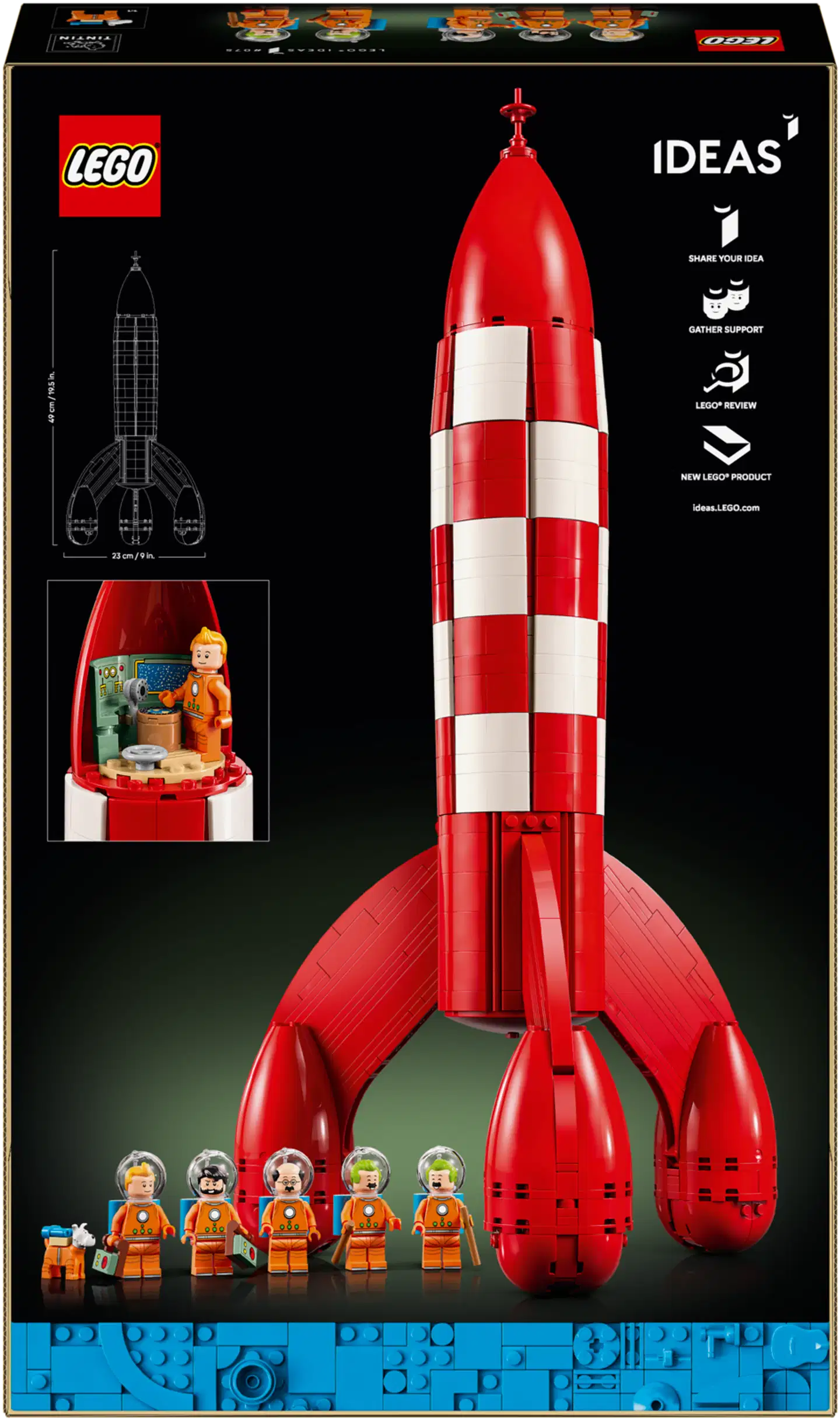 LEGO® Ideas 21367 Tintin®-sarjakuvan kuuraketti - 5