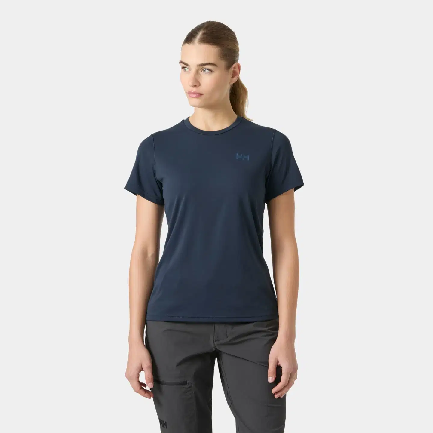 Helly Hansen naisten aurinkosuojattu T-paita W HH Lifa Active Solen 49305 - Navy - 3