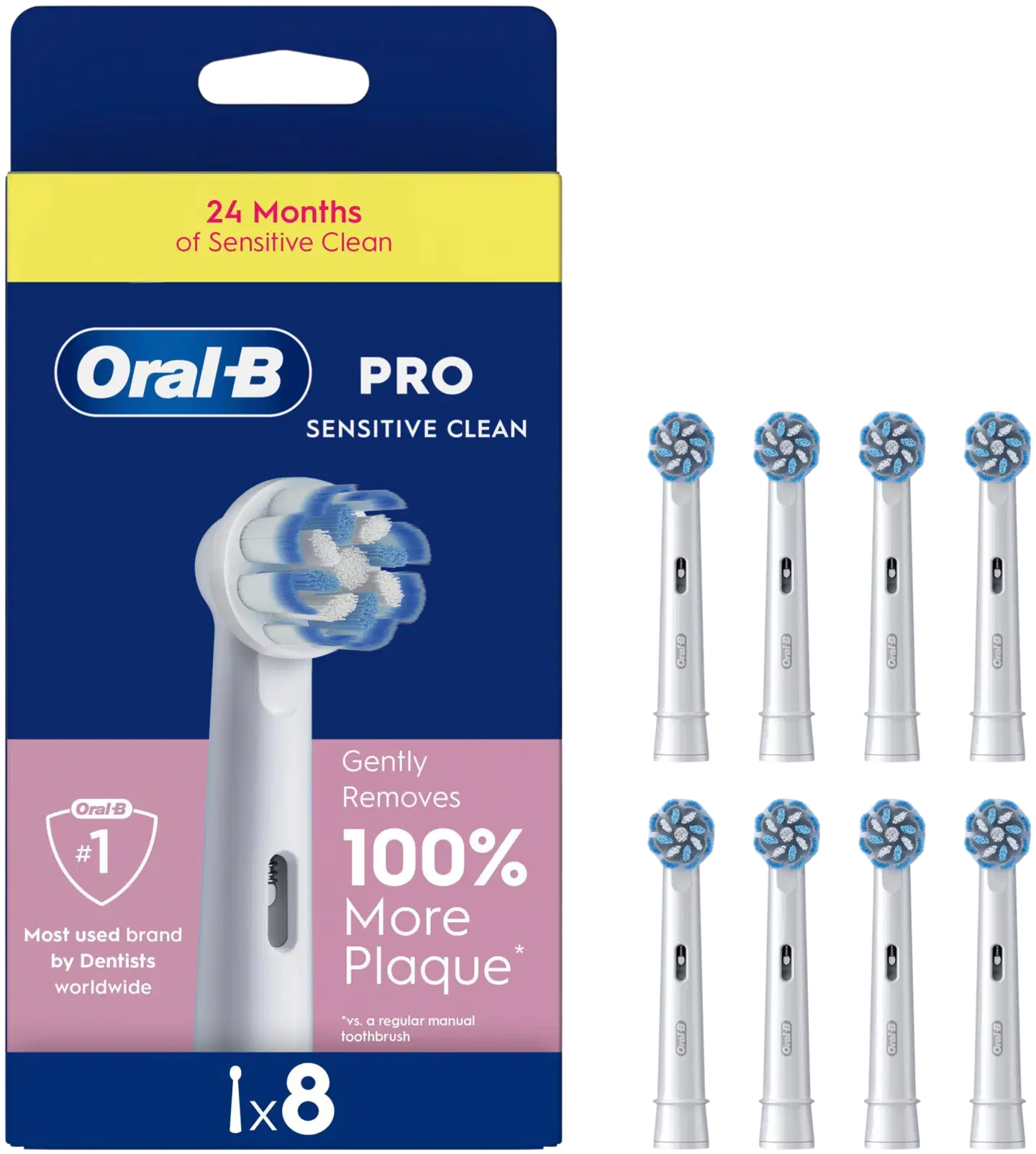 Oral-B Pro Sensitive Clean vaihtoharja 8kpl - 1